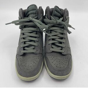 [US7] Nike Jade Green Sky Dunk Hi Hidden Wedge Sneakers | Athletic Style
